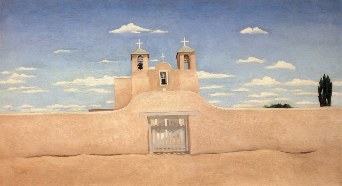 Georgia O'Keeffe Front of Ranchos Church
